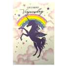 Card Group Afrikaans Unicorn Birthday Card 