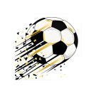 Flying Soccer Ball Greeting Card