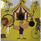 Strong Man At The Circus Card