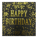 Card Group Happy Birthday Gold Card