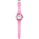 Mimbee Pink Silicone Glitter Time Teach Watch