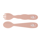 Le Petit 2-Piece Pink Children's Flatware Set