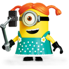 Blokees Precool Minions Carl Streamer Figure 