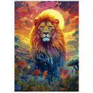 Majestic Lion Stare Puzzle 1x500 Piece