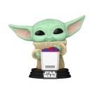 Funko Pop!: Star Wars - Grogu With Snack (Flocked) (Special Edition)