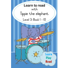 Tippie Learn To Read with Tippie the Elephant Level 3 Tippie Box Set
