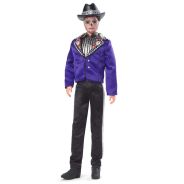 ​2023 Día De Muertos Ken Doll Wearing Blue Jacket and Black Hat, Barbie Signature Collectible