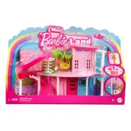 Barbie Mini BarbieLand Doll House Sets, Mini Dreamhouse with Surprise 3.8cm Barbie Doll