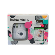 INSTAX Mini 12 Clay White Camera + Film