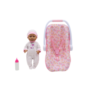 Reggies Baby Bella 40cm Soft Toddler Doll With A Car Seat Assorted