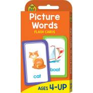 School Zone Flash Cards Picture Words Pack