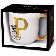 Mickey Alphabet Mug 'P' Gift Box