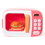 Just Like Home Pink Lights And Sounds Microwave