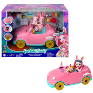Enchantimals Bunnymobile Car With Doll, Bunny Figure, And Accessories