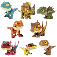 Jurassic World Snap Squad Attitudes Collectible Dinosaur With Snap On Feature, Assortment 