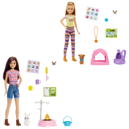 Barbie It Takes Two Camping Doll Assortment With Pet and Camping Accessories