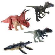 Jurassic World Wild Roar Dinosaur Toy Figures With Sound, Assortment