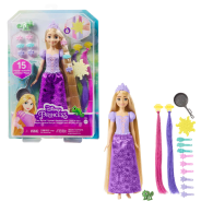 Disney Princess Fairy Tale Hair Rapunzel Doll And 10 Hairstyling Accessories, Plus Colour Change