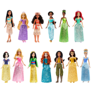 Disney Princess Fashion Dolls With Sparkling Clothing And Accessories, Assortment