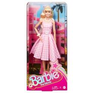 Barbie The Movie Doll, Margot Robbie As Barbie, Collectible Doll Wearing Pink And White Gingham Dress With Daisy Chain Necklace