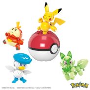 Mega Pokémon Paldea Region Team, BIG Poke Ball With 4 Characters