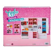 Pink Deluxe Fashion Doll Kitchen Set
