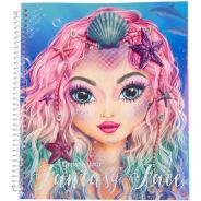 Top Model Create your Fantasy Face Colouring Book Assorted