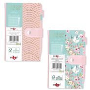 Paper Trends Pink Blossom Notebook with Pen Assorted