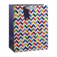 Colourful Painted Brush Strokes Large Gift Bag