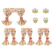 Wall Sconces and Curtain Set