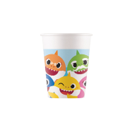 Baby Shark Paper Cups 200Ml 8pieces