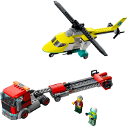 LEGO City Great Vehicles Rescue Helicopter Transport (60343)