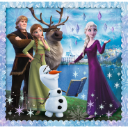 Trefl Disney Frozen The magical Story 3in1 Puzzle 106Pc