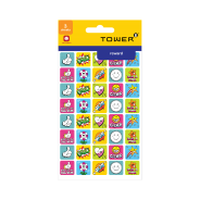 Tower Glitter Reward Stickers