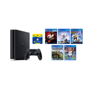 PlayStation 4 500GB + Gran Turismo + Horizon Zero Dawn + Ratchet & Clank + Minecraft + Olympic Games 2020 + 90 Days 