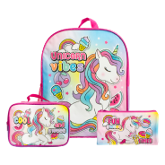 Fashionation Backpack Combo Set 3pc Unicorn
