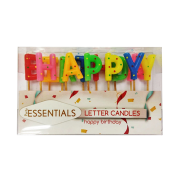 Happy Birthday Letter Candles 13 Pack