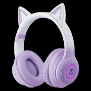 Whisker Series Bluetooth Cat Ear Headphones - Purple