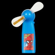 Spiderman LED Light Up Handheld Fan with Spiderman Phrases