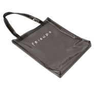 Charcoal Clear Shopper Bag 