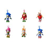 Sonic Clip On Plush Assorted