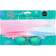 Mimbee Tie Dye Active Band and Sunnies Combo