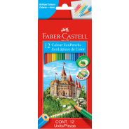 Faber-Castell 12 Eco Colour Pencils Without Sharpener