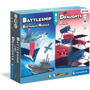 2-IN 1 GAMES BATTLESHIPS AND DRAUGHTS