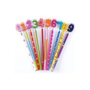 iTotal Colourful Wooden Number Pencils