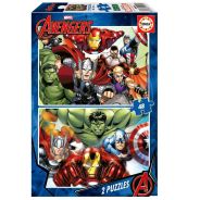 Educa Avengers Cardboard Puzzles 2x48pc