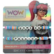 Wow Generation Bracelet With Message Beads Assorted
