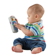 Fisher-Price Laugh & Learn Puppy’s Remote - with light-up screen, push buttons and 35+ sing-along songs, tunes & phrases