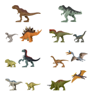 Jurassic World Dominion Minis Dinosaur Figures Small Toys With Authentic Design, Assortment