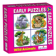 Creatives Early Puzzles Wild Animals